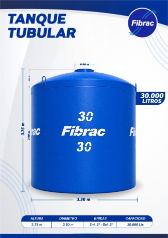 Tanque tubular de 30.000 L